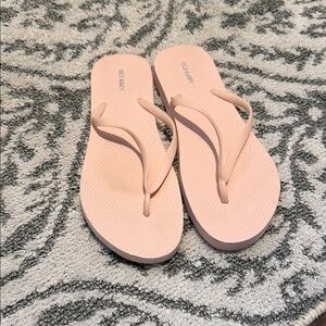 Old Navy Light Pink Slim Thong Sandals